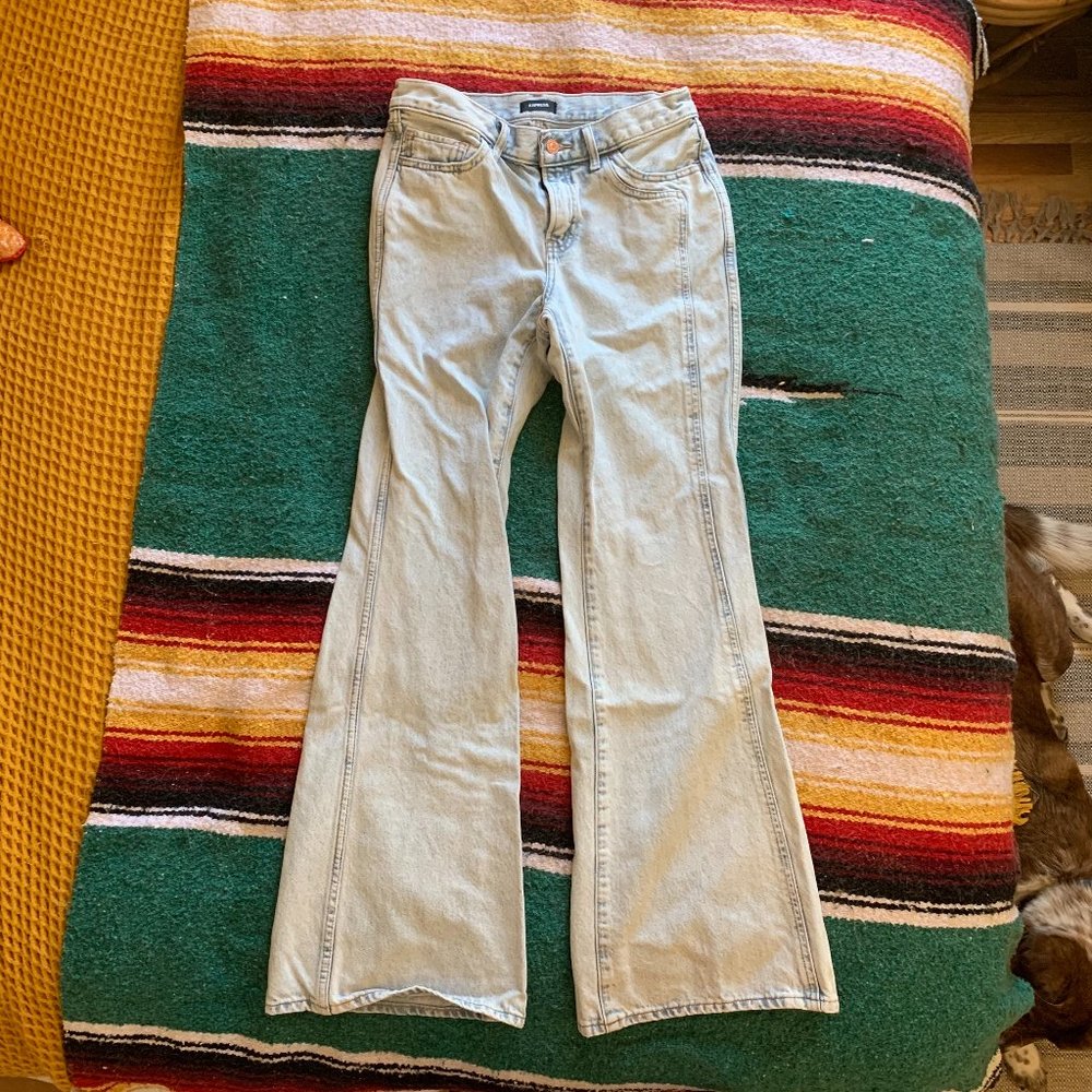 Express Bell Bottom Jeans